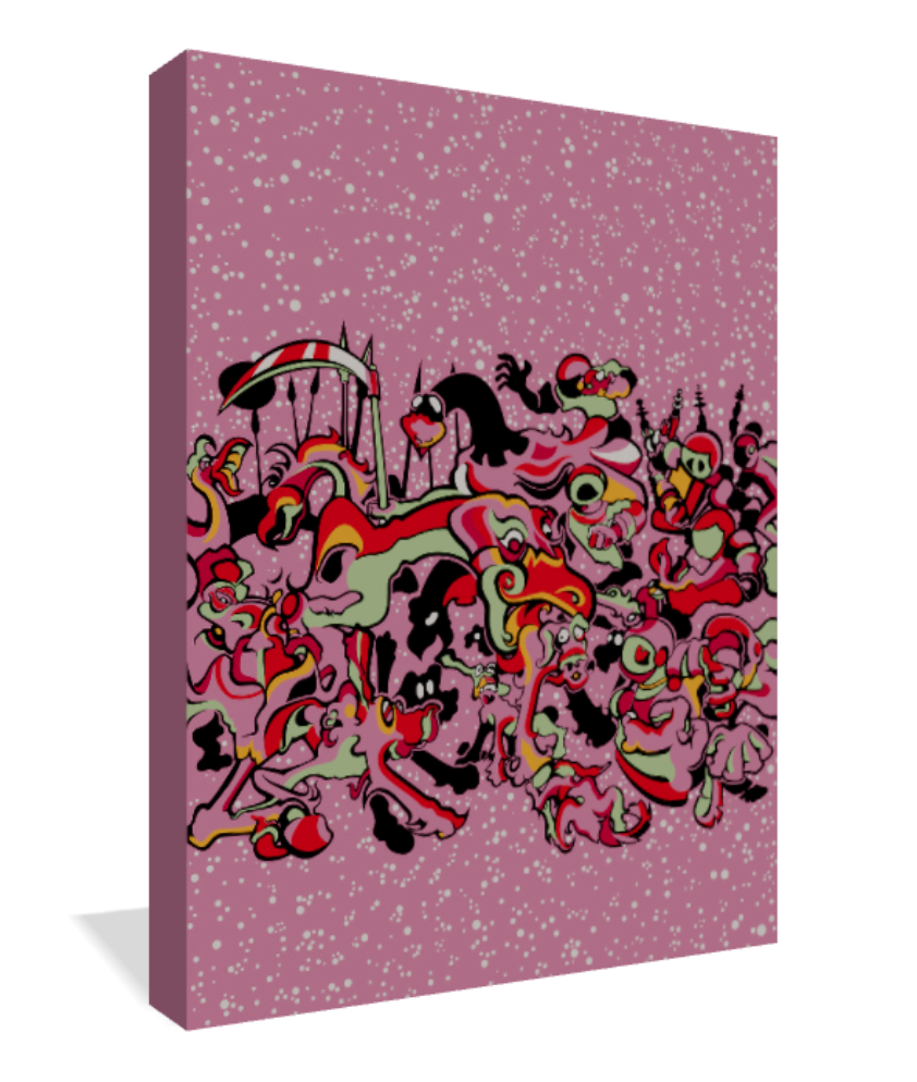 War (Rose) - Giclée Canvas Print