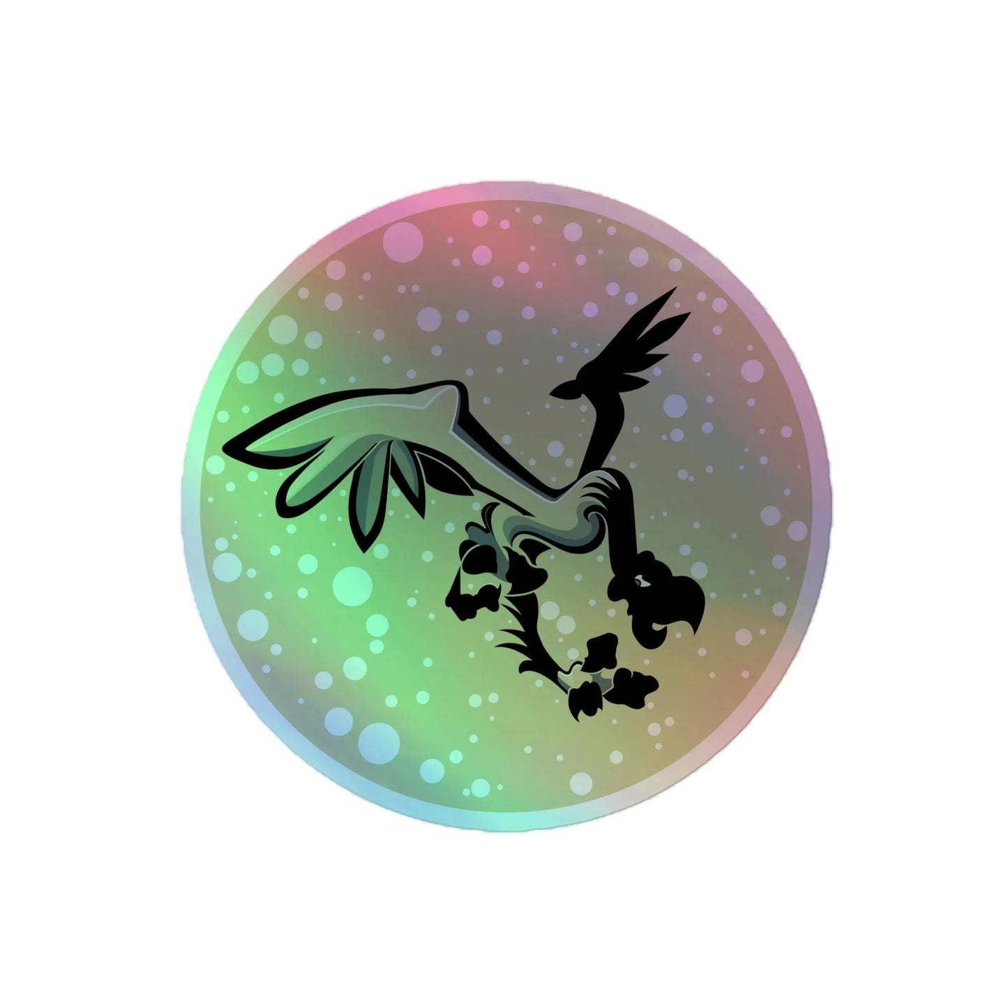 Bird Swoop - Holographic Vinyl Stickers