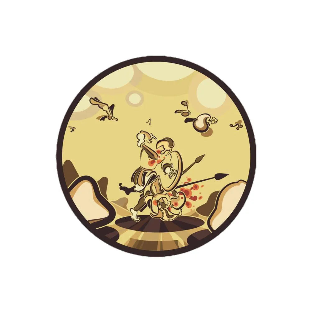 Hoplite - Bubble-Free Vinyl Stickers