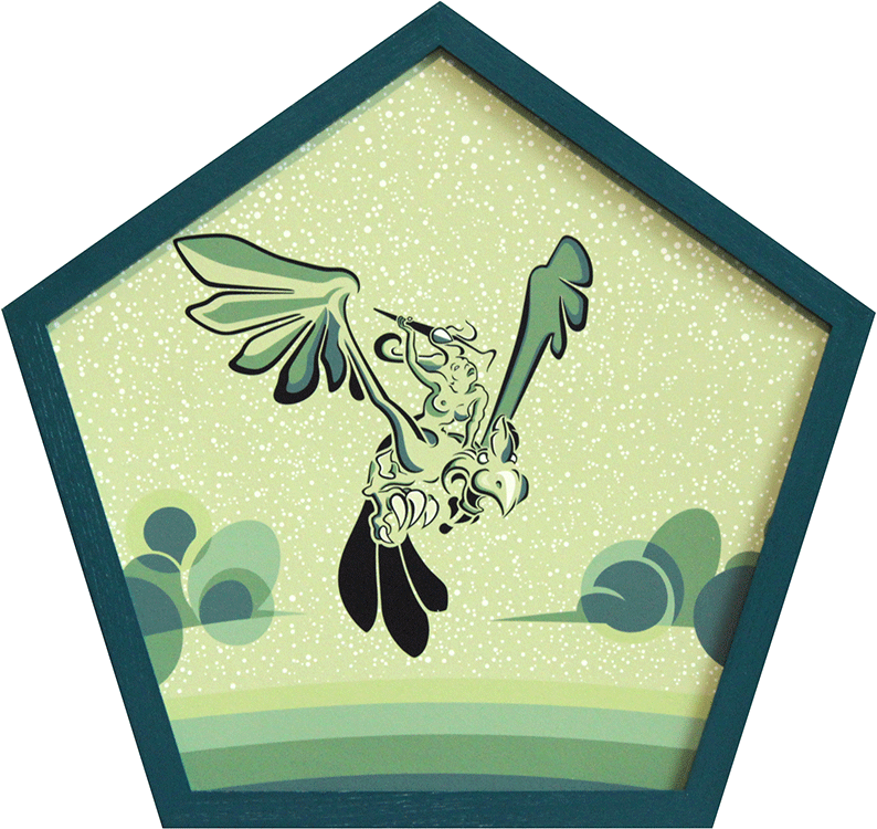 Bird on a Bird: Framed limited edition print