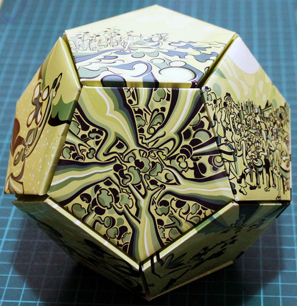 Sectioned Dodecahedron Fold Kit
