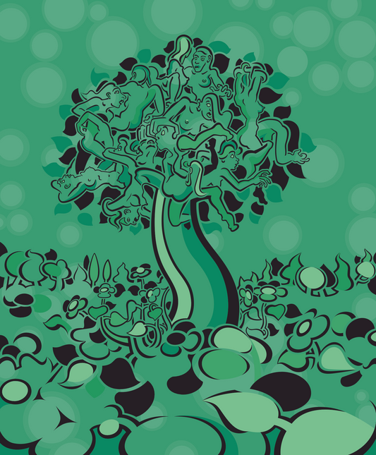 Lady Tree - Vinyl Poster/Sticker