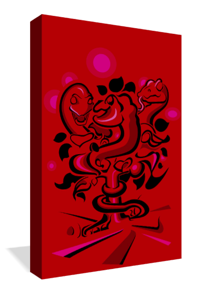 Snake Tree - Vector Print