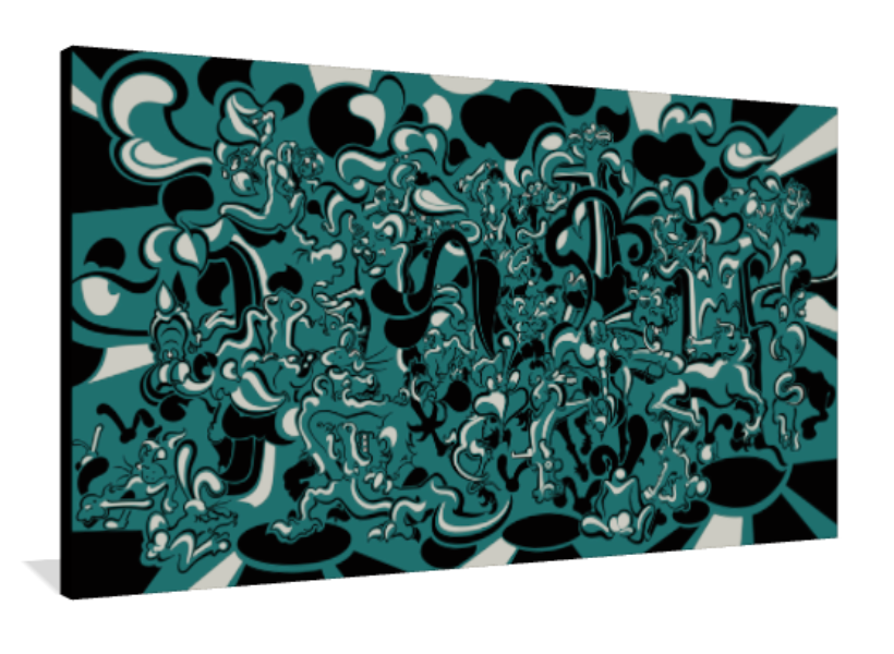 Hungry Jungle - Vector Print