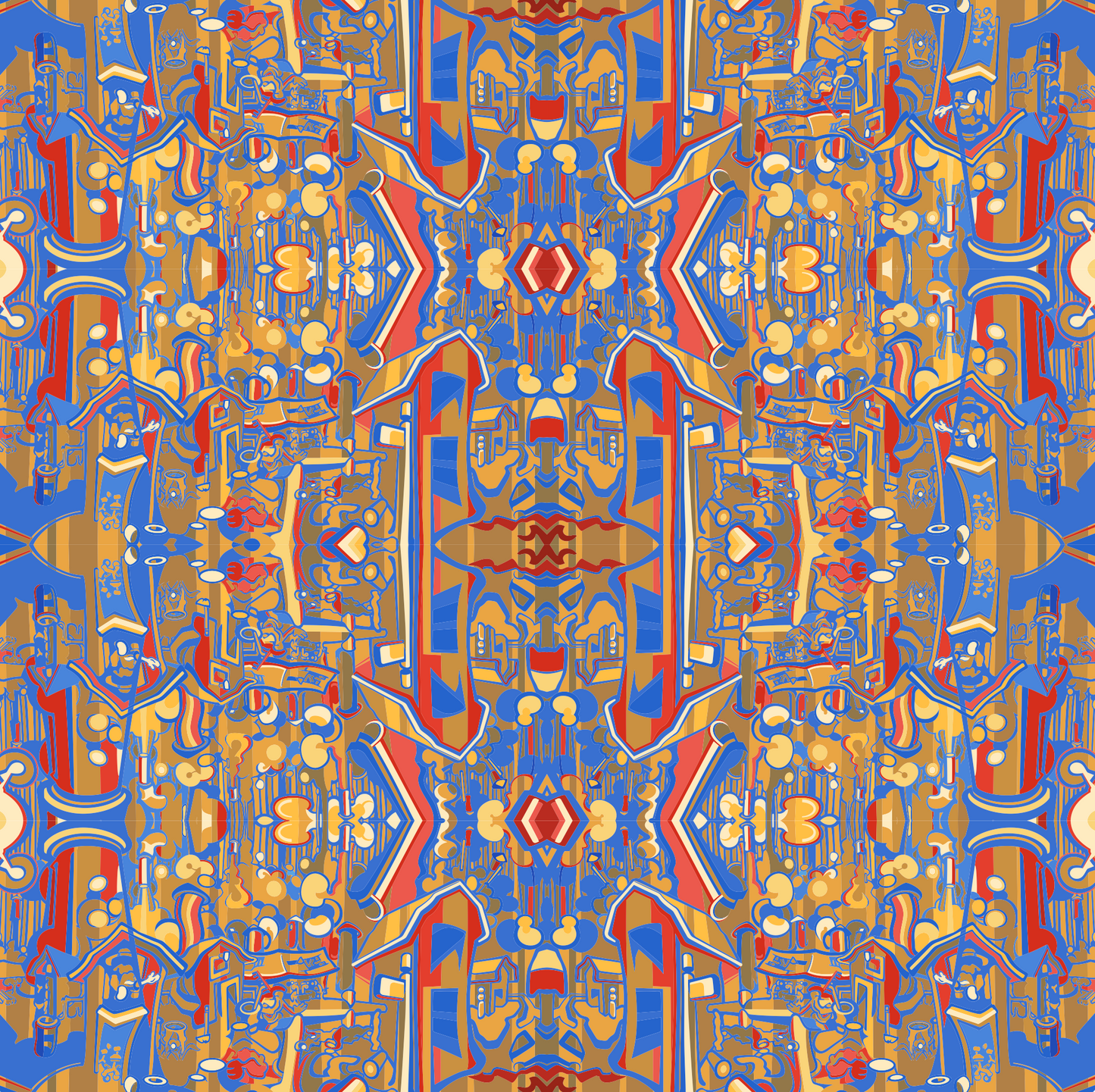 Rocket Barns - Wallpaper (Repeating Pattern)