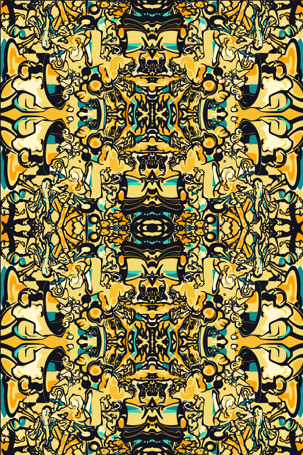 Yellow Dream - (Repeating Pattern)