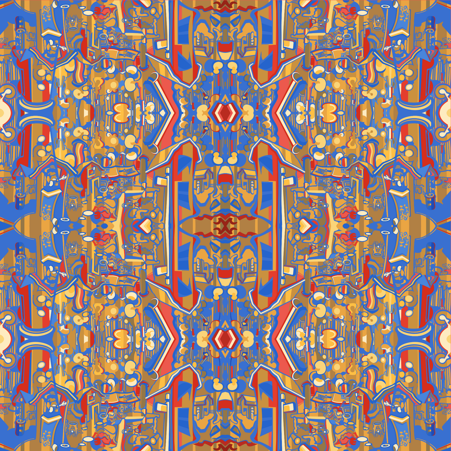 Rocket Barns - Wallpaper (Repeating Pattern)