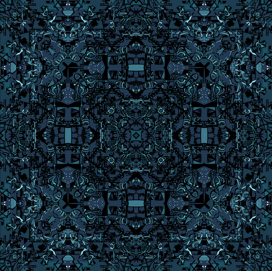 Black Fish - Wallpaper (Repeating Pattern)