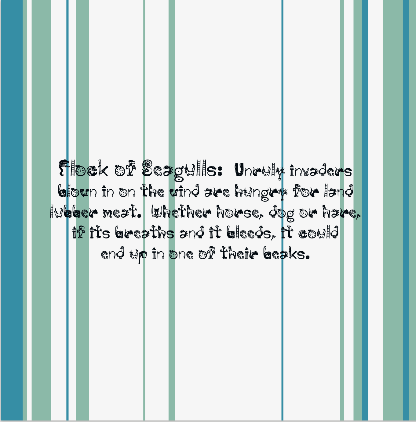 Trees, Birds and Bloodshead