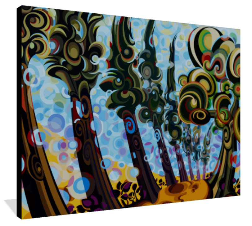 Eight Against One - Giclée Canvas Print