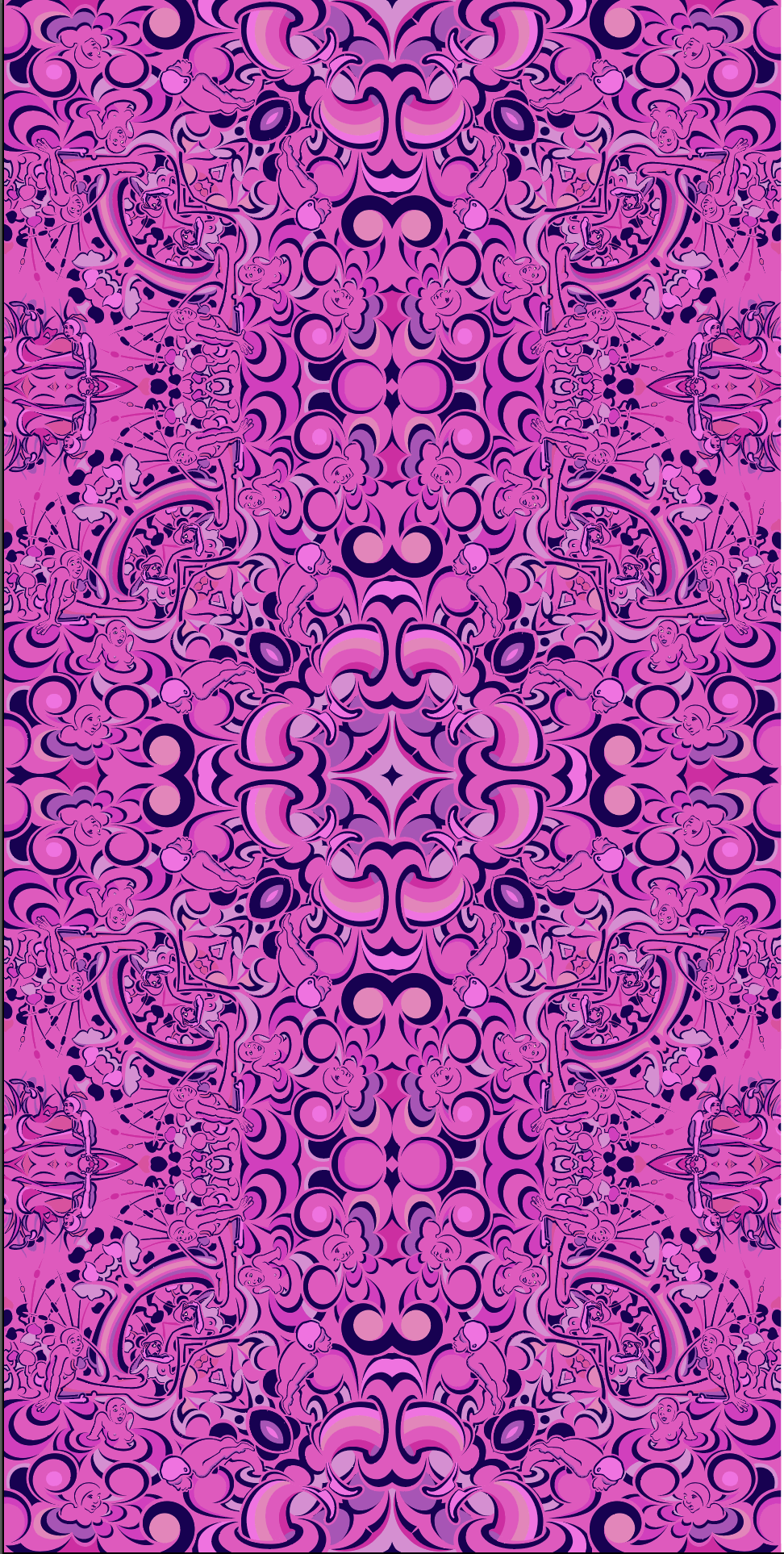 Mermaids - Wallpaper (Repeating Pattern)