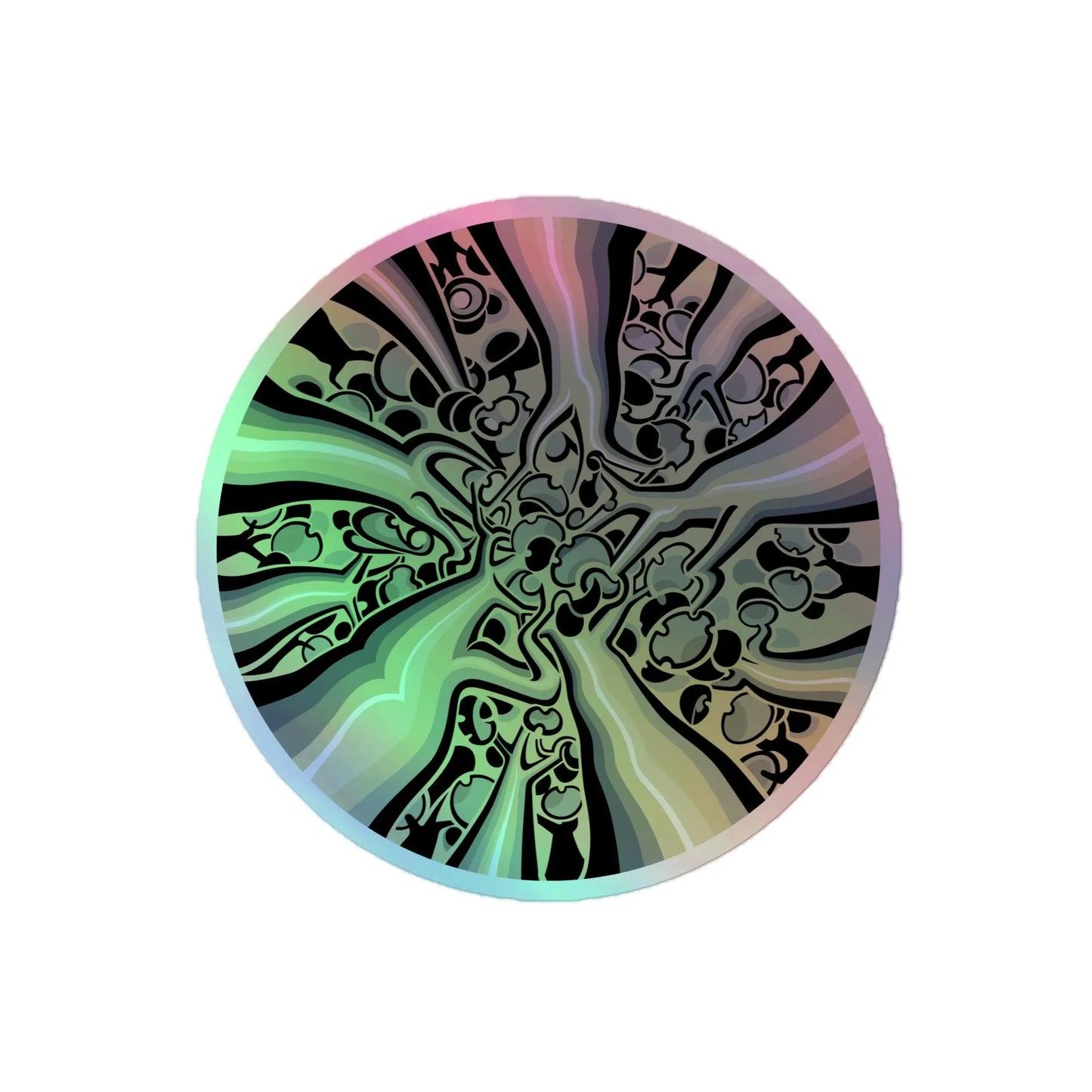 Up Trees - Holographic Vinyl Stickers
