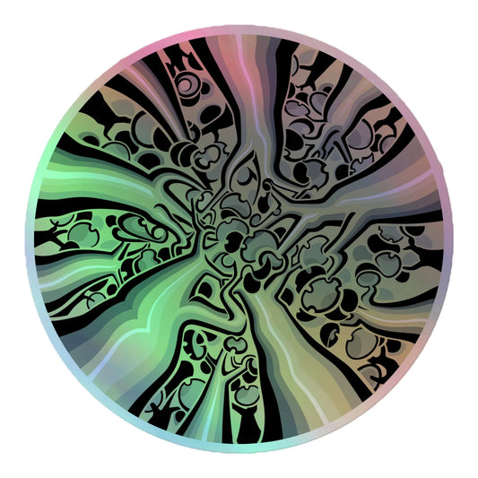 Up Trees - Holographic Vinyl Stickers