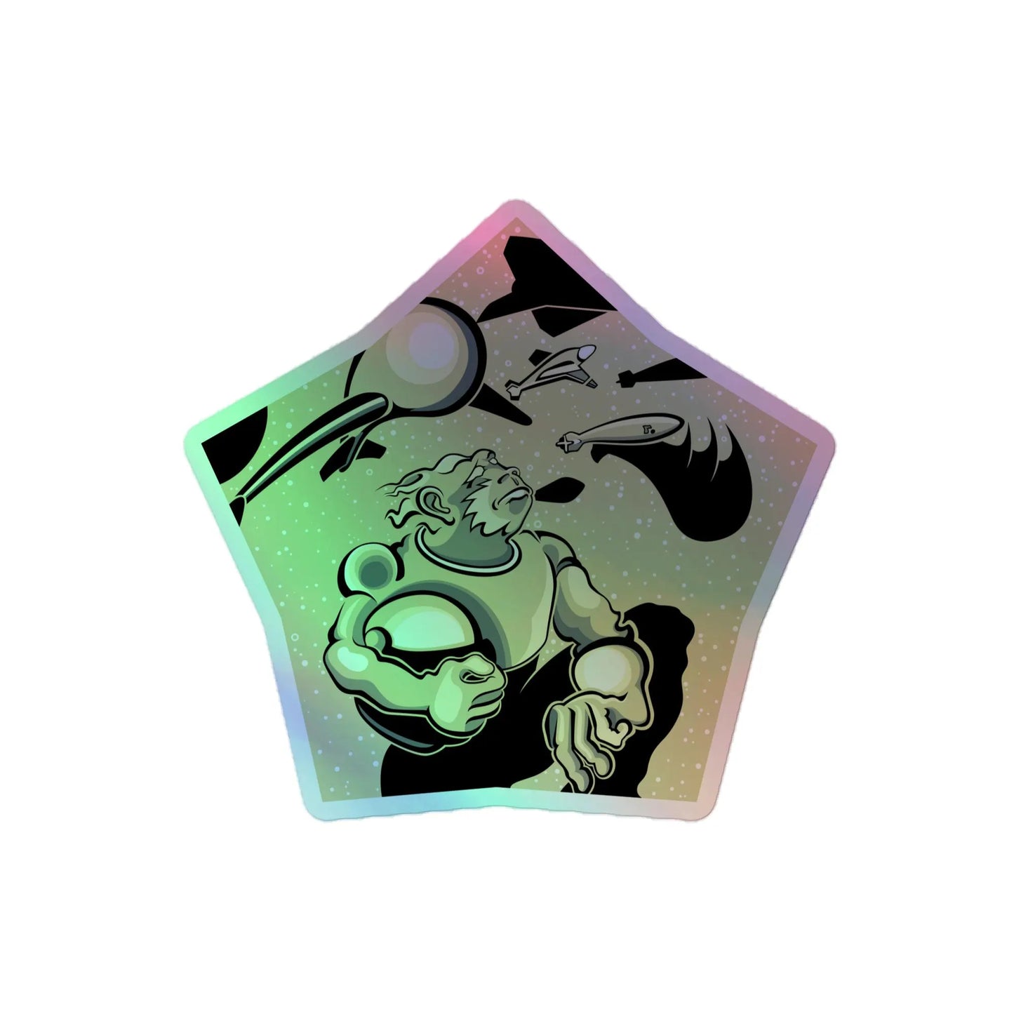 Noble Ape - Holographic Vinyl Stickers