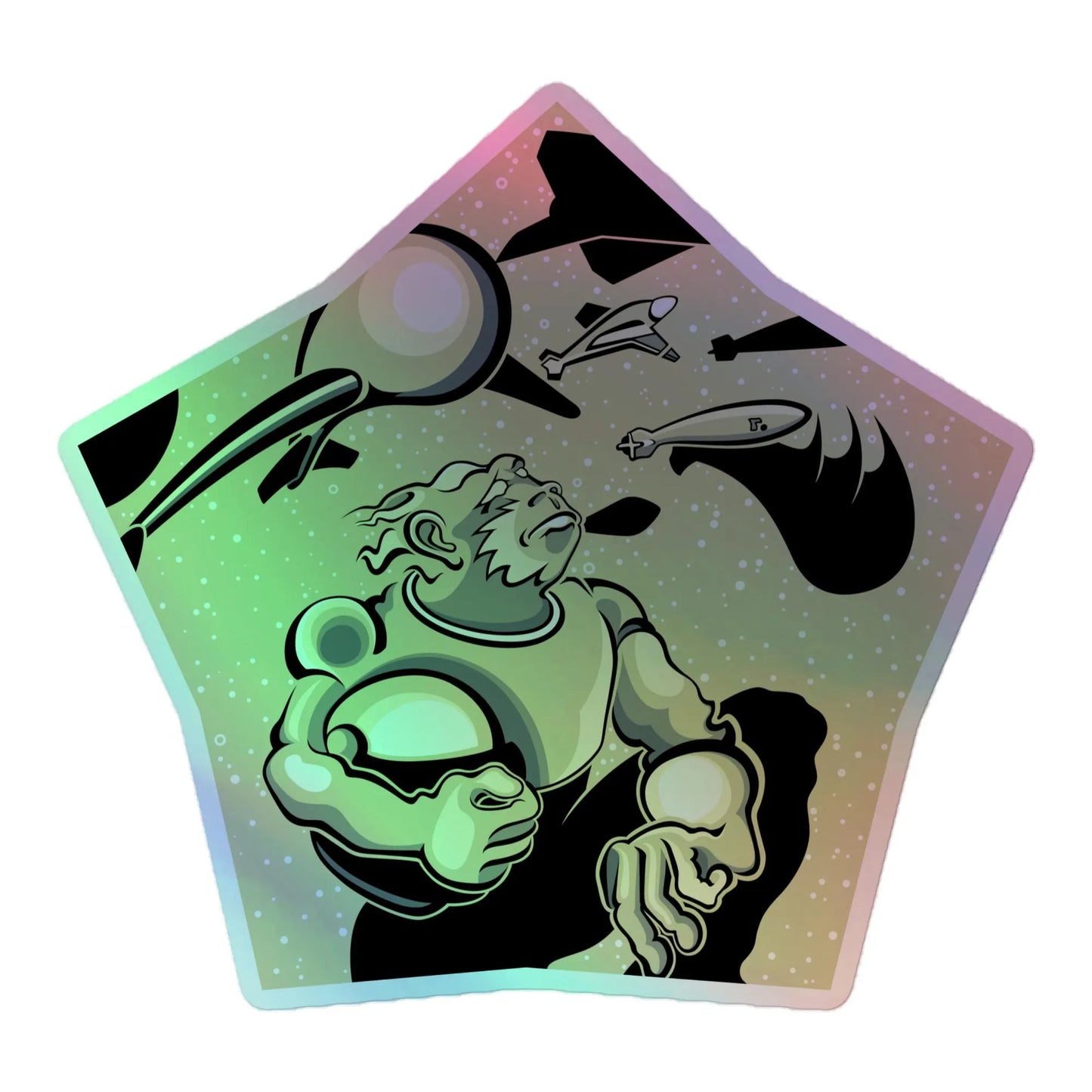 Noble Ape - Holographic Vinyl Stickers