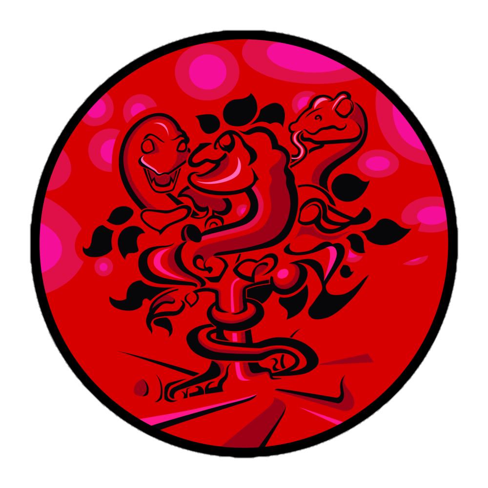 Snake Trees - Bubble-Free Vinyl Stickers