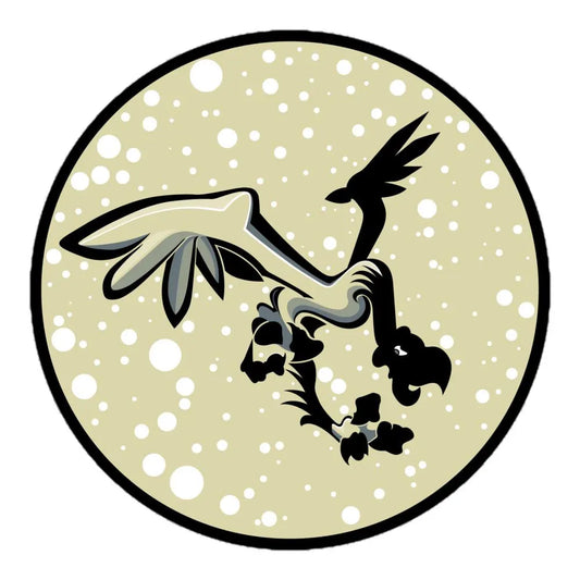 Bird Swoop - Bubble-Free Vinyl Stickers
