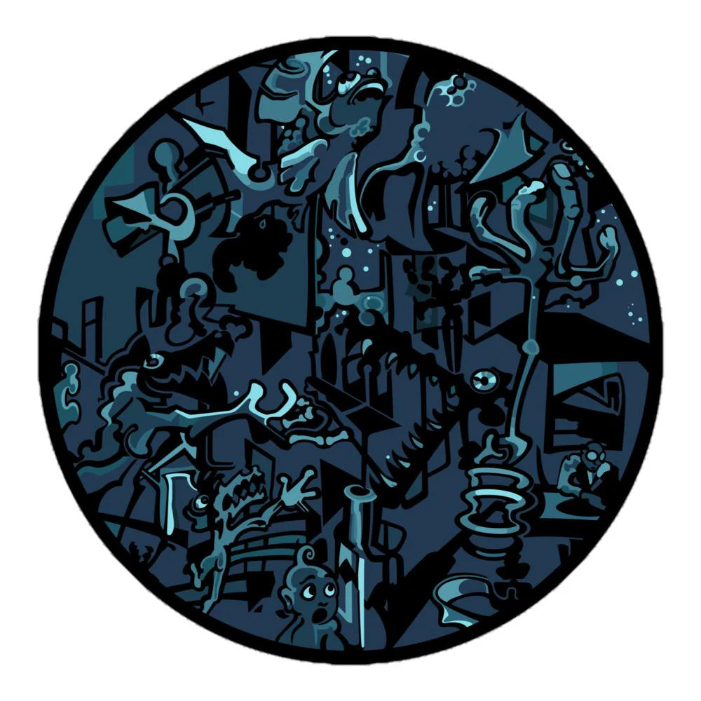 Black Fish (Baby View) - Bubble-Free Vinyl Stickers