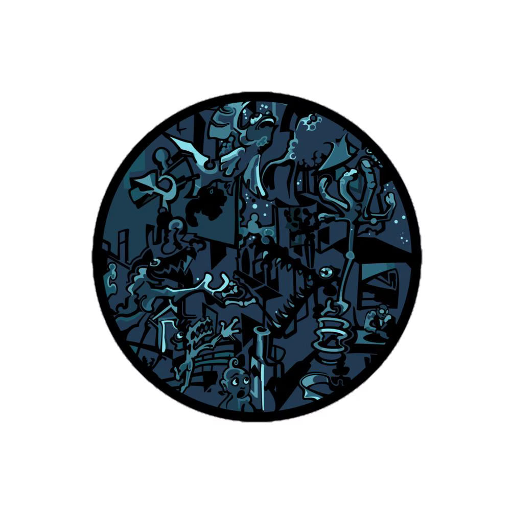 Black Fish (Baby View) - Bubble-Free Vinyl Stickers