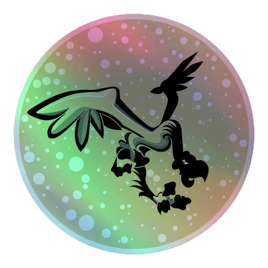 Bird Swoop - Holographic Vinyl Stickers