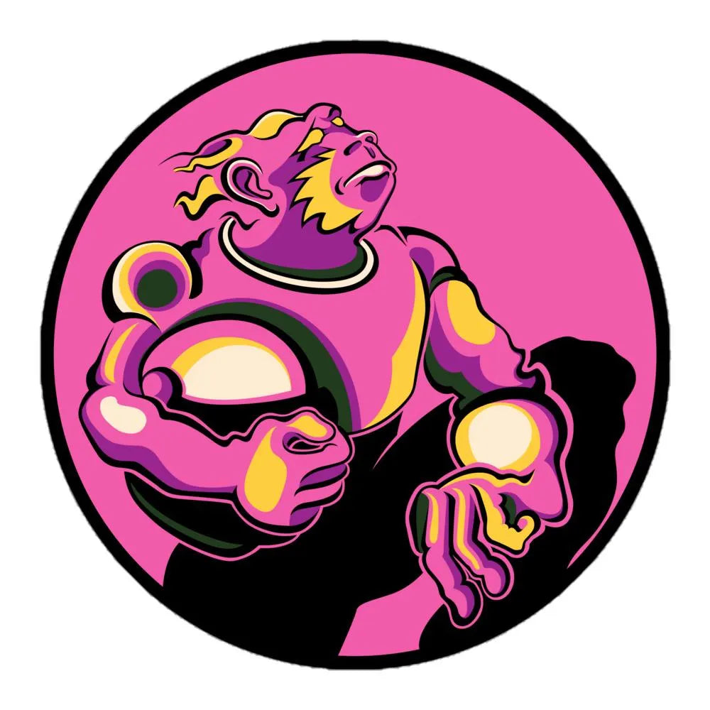 Noble Ape (Pink) - Bubble-Free Vinyl Stickers
