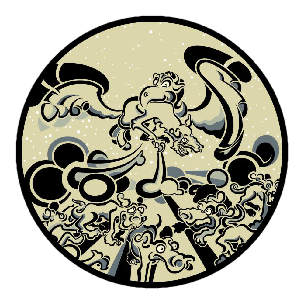 Dog Bird - Bubble-Free Vinyl Stickers