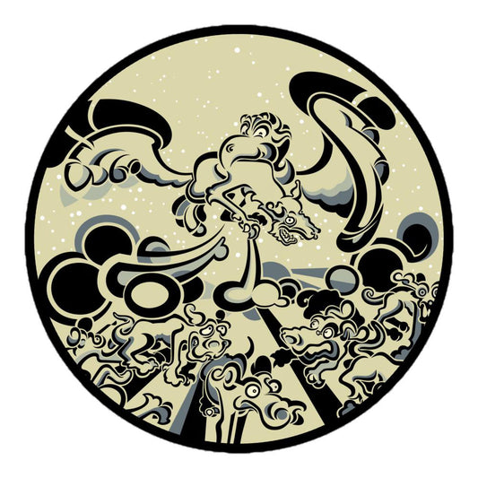 Dog Bird - Bubble-Free Vinyl Stickers