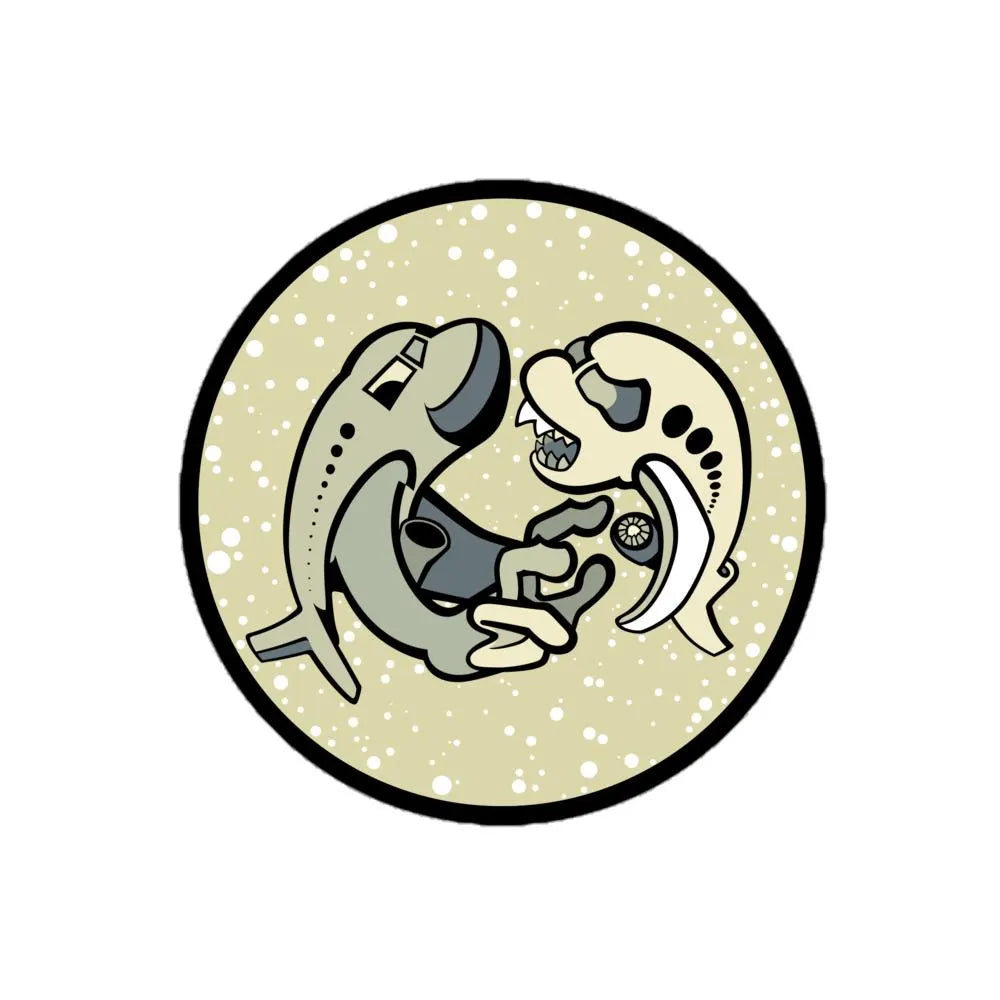 Angry Planes - Bubble-Free Vinyl Stickers
