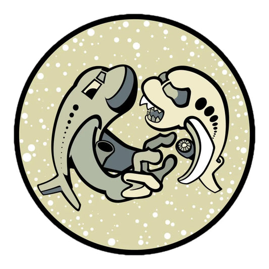 Angry Planes - Bubble-Free Vinyl Stickers