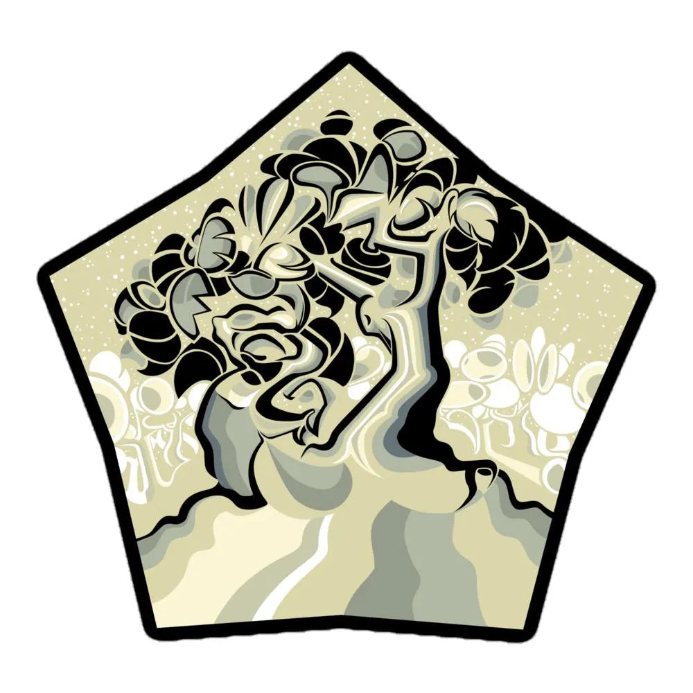 Two Trees - Bubble-Free Vinyl Stickers