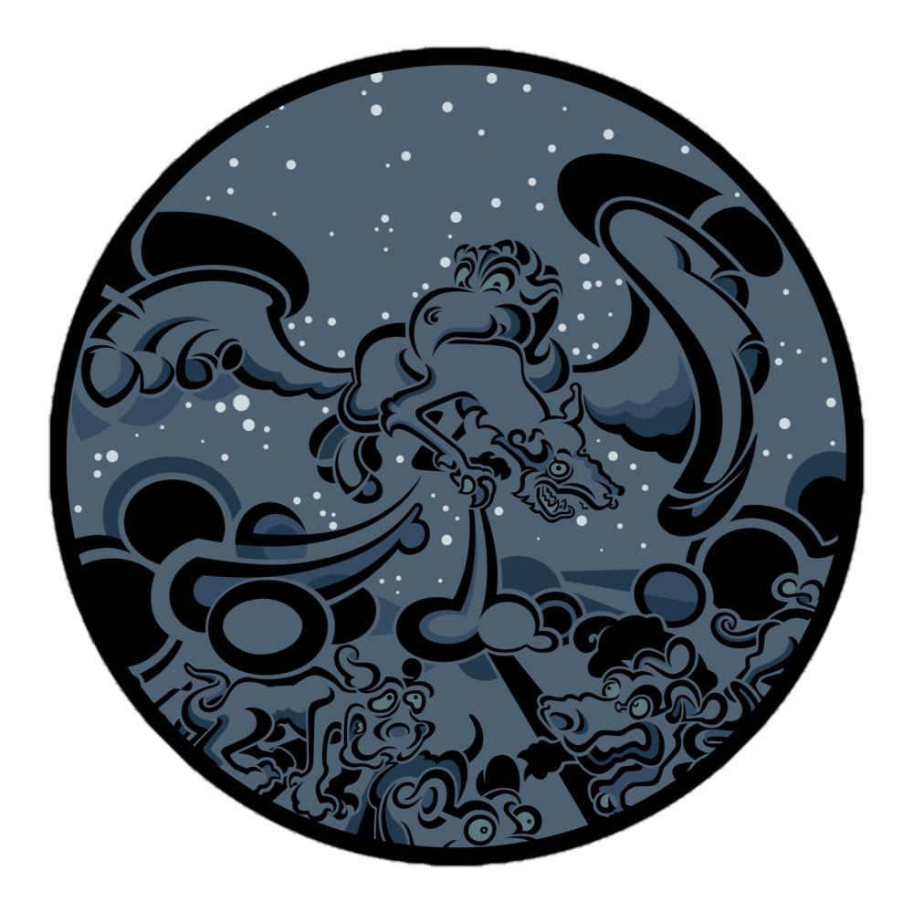 Dog Bird - Bubble-Free Vinyl Stickers