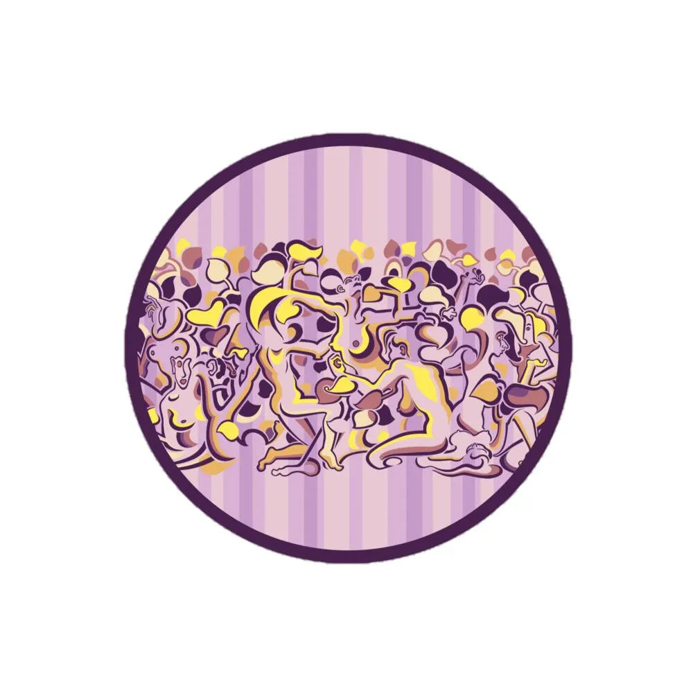 Lady Stripe - Bubble-Free Vinyl Stickers