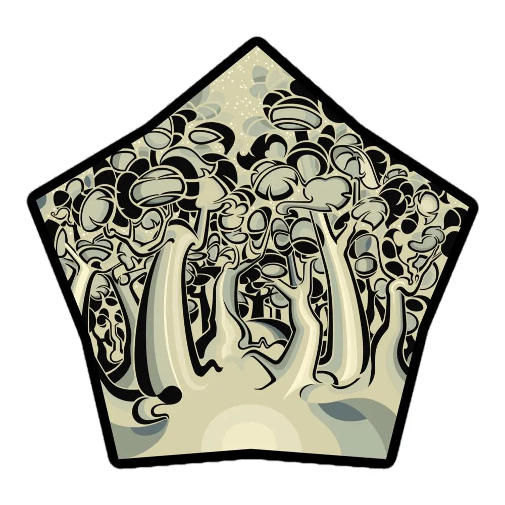 Tree Star- Bubble-Free Vinyl Stickers