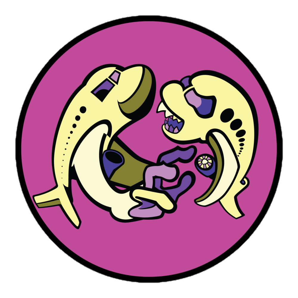 Angry Planes - Bubble-Free Vinyl Stickers
