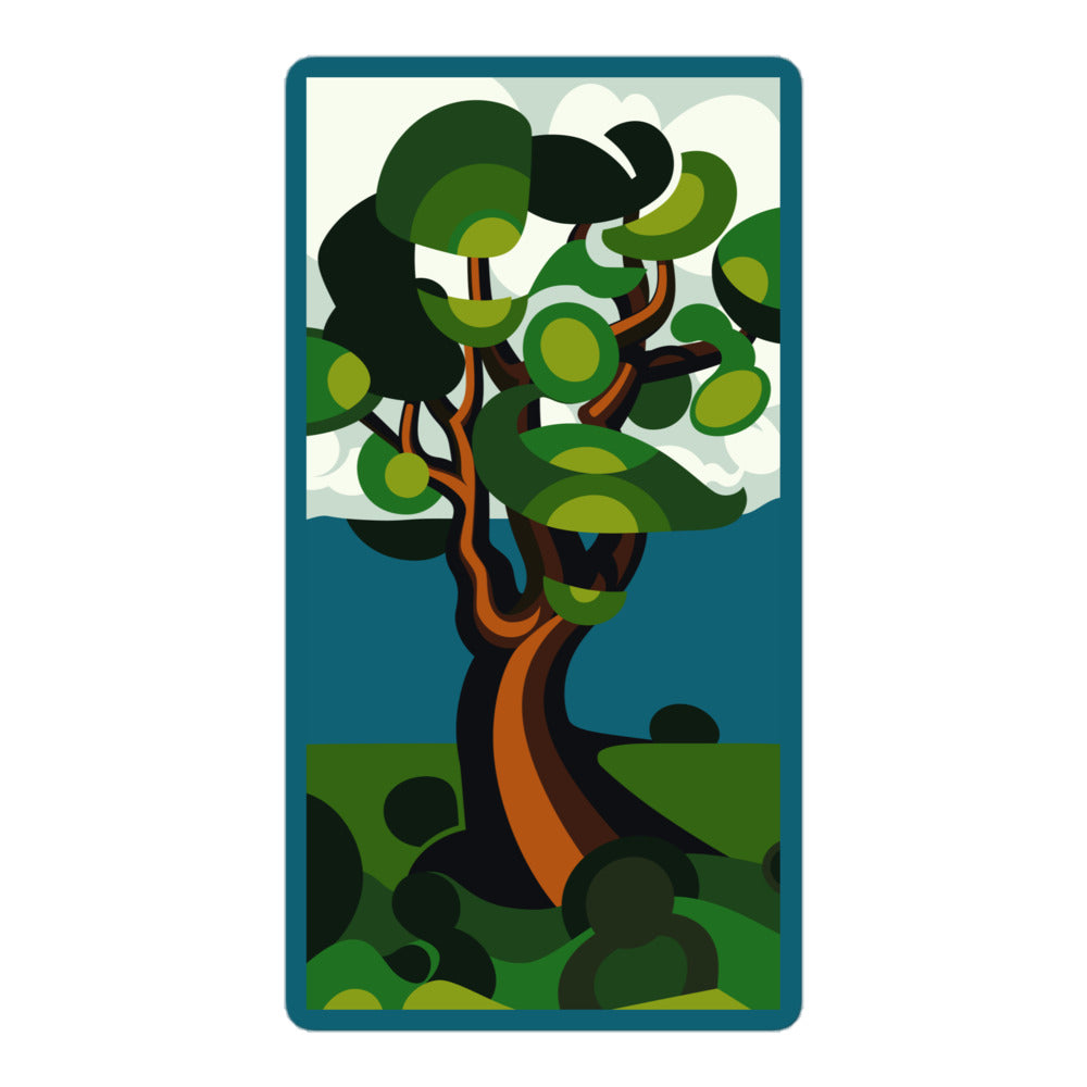 Tree by the Sea - Bubble-Free  Vinyl Stickers